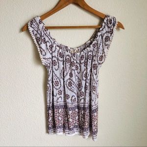 Lovestitch floral boho top